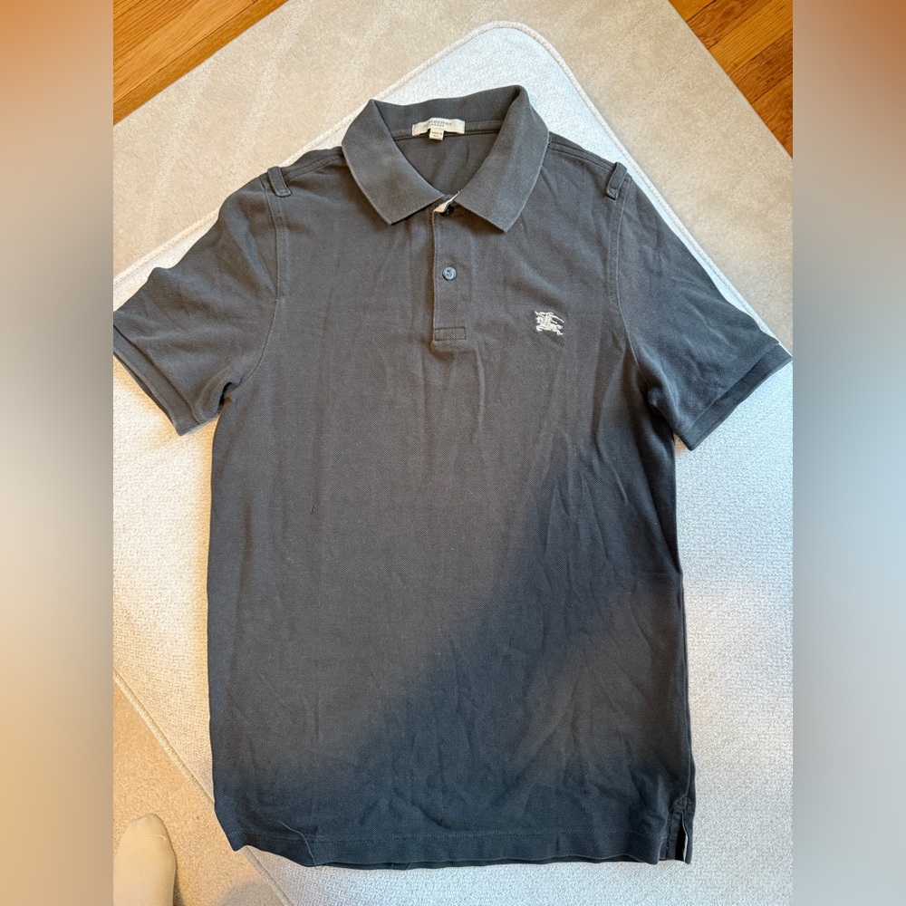 Burberry Charcoal Polo Shirt